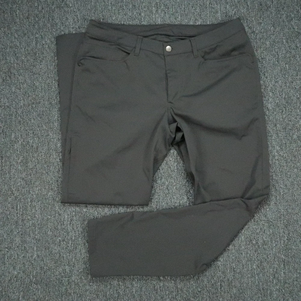 lululemon Pants Mens 36x32 Gray ABC Commuter Straight 5 Pocket Stretch Trouser